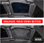 Car Sunroof Organizer Bag Compatible with 2024 2025 2026 Hummer EV Roof Panel Storage Bag Waterproof Foldable Multi-Function Car Rooftop Carrier Sunroof Storage Bags (Rear Top Roof Glass-Right)