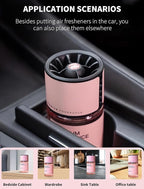 Kwak's Long Lasting Car Air Freshener - Aromatherapy for Car, Office,Home,160ML Natural Scents Air Fresheners for Men or Women(Pink, Gardenia)