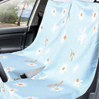 2 Pack Car Seat Towel Covers with Storage Bag 63 x 32 Inch Athletic Running Towel Seat Sweat Washable Non Slip Cover Gift for Car Outdoor Sport Activities (Daisy)