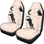 BIGCARJOB Cat Paws Car Seat Covers Set Universal Car Interior Seat Rugs 2 Pcs Auto Front Seat Protector Set for Women Car Accessories Set