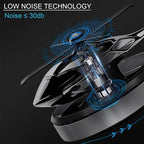 Helicopter Car Air Freshener Rotating Solar Car Freshener Airplane Car Perfume
