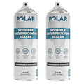 Polar Invisible Waterproof Sealer Clear - 2 x 20 Fl Oz | Instant Waterproof Sealant for Fabric, Concrete, Brick, Wood & Masonry | Long Lasting Protection for Interior & Exterior Surfaces