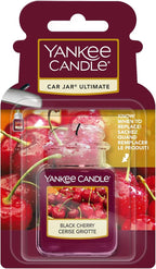 Yankee Candle 1221000E Car Freshener, Car Jar Ultimate, Black Cherry