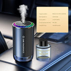 Mist Ultrasonic Humidifier Car Fragrance Diffuser Sure Here's A Product Title for Listing Air Freshener with Colorful Light Rechargeable Auto Gulong
