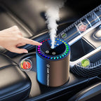 Mist Ultrasonic Humidifier Car Fragrance Diffuser Sure Here's A Product Title for Listing Air Freshener with Colorful Light Rechargeable Auto Gardenia
