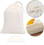 Limko Cotton Bags Muslin Bags Sachet Bag for Home Supplies (3x4 Inch 50 Pack)