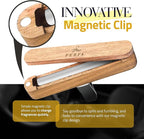 Premium Wooden Car Air Freshener Vent Clip | Box of 7 Scents Long Lasting Car Air Freshener with Magnetic Clip | Infused with Essential Oils | 60 Days' Worth of Car Scents by Perfa