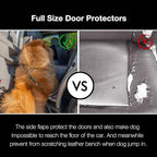 iBuddy Dog Seat Cover for SUV and Small Truck, Waterproof Car Hammock Heavy Duty Back Seat Cover for Dog with Mesh Window Durable Scratchproof Pet Car Seat Protector for Rav4 CR-V Jeeps