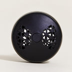 MAISON BERGER - Adjustable Refillable Car Air Freshener Vent Clip Diffuser Set - 1.75" Diameter x 1.25" Depth - Made in France (On/Off Smart - Black)