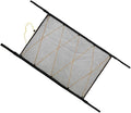 Healifty Portable Mesh Roof Storage Bag Auto Hanging Pouch Seat Container Lightweight Mesh Tote Rv Storage Net Black/Yellow