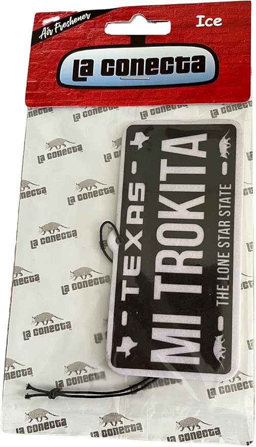Mi Trokita Ice scented La Conecta car freshener.