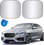 EzyShade Windshield Sun Shade with Shield-X Reflective Technology. See Vehicle Size-Chart. Foldable Car Sunshade for Front Windshield Window Car SUV Van Truck. Sun Visor Heat Shield. Sports (S) Size