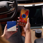 Capri Blue Pura Car Diffuser Refills - Includes 2 Car Air Freshener Pura Scent Diffusers - Long Lasting Air Freshener - Refills Only - Notes of Sugared Citrus & Tropical Fruits (Volcano, 2 Pack)