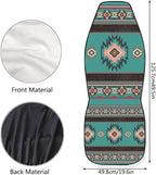 ELEQIN Car Seat Covers Universal High Back Fashion Cushion Protector for Car Truck Suvs,Sedans,Vehicles,Airbag Compatible Front Car Seat Covers 2 Pack Blue Aztec Tribal