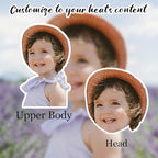 3Pcs Custom Photo Air Freshener, Personalized Air Fresheners for Car Double Sided Print Photo/Logo with Scents Fresheners, Car, Bedroom, Bathroom Hanging Ornaments (3Pcs-Crop)