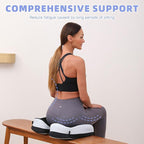 Seat Cushions for Office Chairs Wheelchair Cushion for Long Sitting Back Pain，Memory Foam Seat Car Computer Desk Chair Cushion，Coccyx Cushion for Tailbone Pain Relief Cushion Office Chair Green