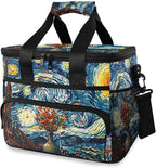 Cooler Bag Insulated Picnic Bag Large Lunch Box Reusable Tote Bag Soft Sided Portable Beach Cooler Grocery Camping