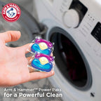 Arm & Hammer Plus OxiClean With Odor Blasters Laundry Detergent 5-IN-1 Power, 42 count (Packaging may vary) (Pack of 2)
