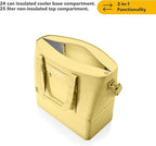 RTIC 2-in-1 Chillout Bag Soft Insulated Cooler Tote, Portable, for Lunch, Beach, Travel, Drink, Beverage, Car, Camping, Picnic, 24-Can Capacity,