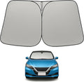 Proadsy 2026 Upgrade Windshield Sun Shade Custom Fit 2018-2025 2026 Nissan Leaf Foldable Front Sunshade Protector Sun Visor Blocks UV Rays Keep Car Cooler