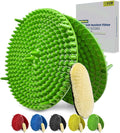 10.4" Heavy Duty Grit Trap (2-Pack) & Wash Mitt Kit - Premium Car Wash Bucket Filter Insert, Dirt Separator, Fits 3.5-5 Gallon (Green Kit)
