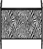 Car Roof Storage Bag Zebra Stripes Car Storage Bag Organizer Multi-Purpose Car Bag Storage Box Organizer Pouch Pocket Large Capacity Storage for Small Items