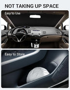 Proadsy 2026 Upgrade Windshield Sun Shade Custom Fit 2006-2011 Civic Foldable Front Sunshade Protector Sun Visor Blocks UV Rays Keep Car Cooler