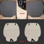 2PCS Car Seat Covers Cushion Pad Breathable Anti Slip Auto Seat Protector Pad with Storage Pocket Universal fit for Most Automotive, Truck, SUV, and Van
