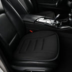 KAYI Car Seat Cushion, Memory Foam Car Seat Cushion, Anti Slip Rubber Bottom Car Seat Cushions for Driving, Suitable for Car and Office Chairs (2 Pack, Black)