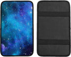 Car Center Console Cover,Nebula Galaxy Auto Center Console Pad,Armrest Cover Protector for Vehicle SUV Truck Car