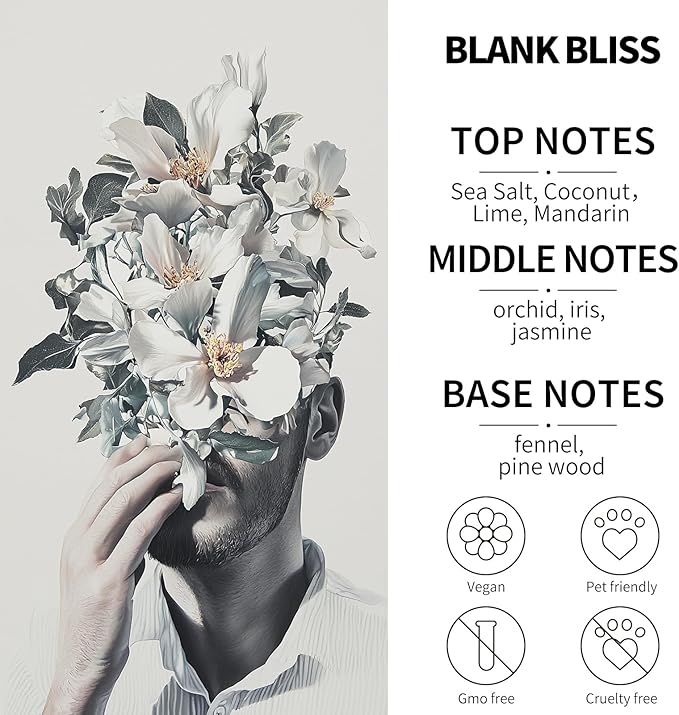 2- Pack Blank Bliss Car Air Freshener Hanging Long Lasting Car Scent Essential Oil Diffuser Car Perfume Inspired Fragrances for Women by VUTOLLOSA