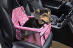 Myuilor Pet Dog Car Booster Seat Carrier,Portable Foldable Carrier with Seat Belt for Dog Cat up to 30lbs …