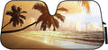 BDK Golden Sunset Beach Front Windshield Sun Shade Accordion Folding Cute Car Window Shades for Truck & Car Sunshade Shield for Sun UV Rays - Visor Protector Keeps Your Vehicle Cool - 58 x 27 inches