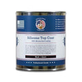 100% Silicone Roof Coating for RVs, Campers & Flat Roofs - Waterproof Seal for Leaks, Cracks & Seams - Ponding Water Resistant - Quart Black