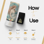 Aphrodite Hanging Car Air Freshener for Women, 100% Natural Essential Oils - 60 Days Lasting Car Scent by House of Olympus - Made in USA