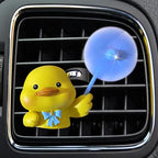 Cute Yellow Duck Air Vent Clips - Fun Car Air Fresheners & Decor