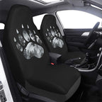 Delerain Car Seat Covers Set 2Pcs, Bear Paw Universal Front Car Seats Vehicle Enterior Protector Suitable Fits Most Car Auto SUV Sedan Truck