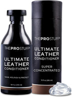 The Pro Stuff® Ultimate Leather Conditioner for Car Interior & Seats | UV Protection, Deep Restoration and Shine | Easy Apply, No-Residue Micro-emulsion Clear Formula | Works on Couch, Jacket, Shoe