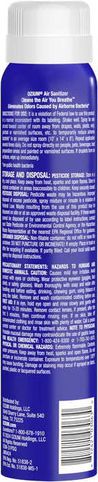 Ozium 3.5 Oz. Air Sanitizer & Odor Eliminator 4 Pack for Homes, Cars, Offices and More, Outdoor Essence, 4 Pack, MULTI