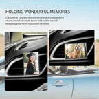 Car Photo Frame Air Freshener Vent Clip,Car Dashboard Accessories for Women,Customizable Pictures and Fragrance Vent Clip (No Photo Print)