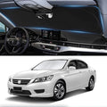 Custom Fit Accord Windshield Sunshade for Honda Accord 2012 2011-2008 Sedan, LX, EX, EX-L, Touring Accessories Front Window Cover for Windshield Sun Visor Protector Blocks UV Rays Cool Car Accessories