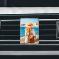 Custom Aromatherapy Air Vent Clip with Photo - Personalized Crystal Air Freshener - Scented Crystal Clip for Car Interior Decoration
