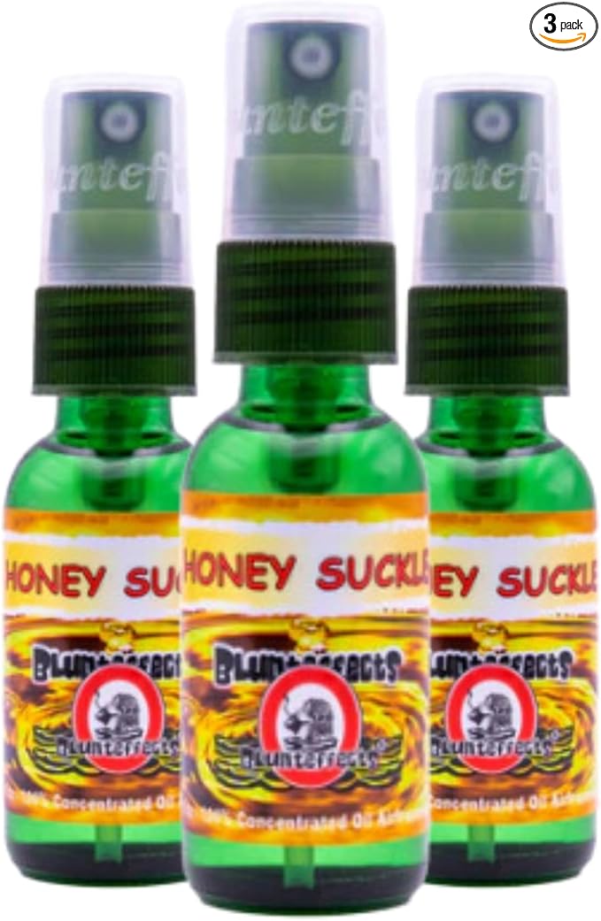 Blunteffects Blunt Effects 100% concentrated Air Freshener Oder Neutralizing Spray (honeysuckle 3 Pack)