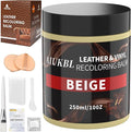 Leather Recoloring Balm, Leather Color Restorer, Leather Restorer for Couches, Leather Scratch Remover, Leather Scratch Repair, Leather Repair Kit for Furniture, Leather Dye (Beige)