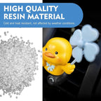MLY Cute Duck Car Air Freshener Vent Clips, Rotating Windmill Car Vent Air Clips, Creative Fan Outlet Vent Fresheners, Ducks Animal Auto Dashboard Trim Clip, Interior Decoration Accessories (Duck)