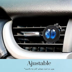 Car Air Fresheners Vent Clips 6 ct, Winter Scent, Long Lasting Up to 180 Days, Car Odor Eliminator