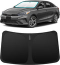 INSAUTO Custom Fit Windshield Sun Shade Accessories for Kia Forte 2019-2024, Foldable Front Window Sunshade, UV & Heat Reflector, Keeps Interior Cool, Includes Storage Bag
