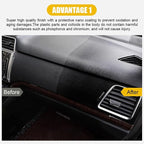 Car Trim Restorer, Automotive Plasticc Restorer, Restore Rubber Plasticc, UV Protective Restorer, Oil Free & Odor Less Restorer, Resist Water & Dirt, Long Lasting 60 ML Restore