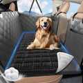 Backseat Dog Bed Non-Slip, Dog Bed for Car Back Seat Soft and Comfortable, Back Seat Pet Bed Mat for Travel, Pet Car Blanket for Backseat Extender and Seat Covers Black (51”X 23.5”)