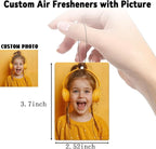 10/20/50/100/Pcs Custom Air Fresheners for Car Bulk, Personalized Double-sided Car Air Fresheners Customized Bulk Wedding Party Guests Souvenir Gifts (10 Rectangle)